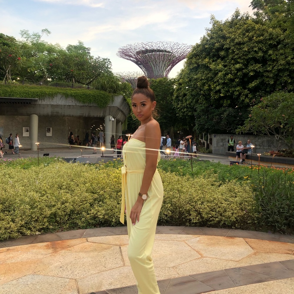 Yellow jumpsuit